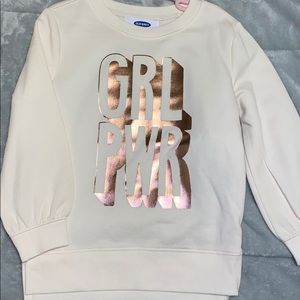 Toddler Girl Power sweat shirt